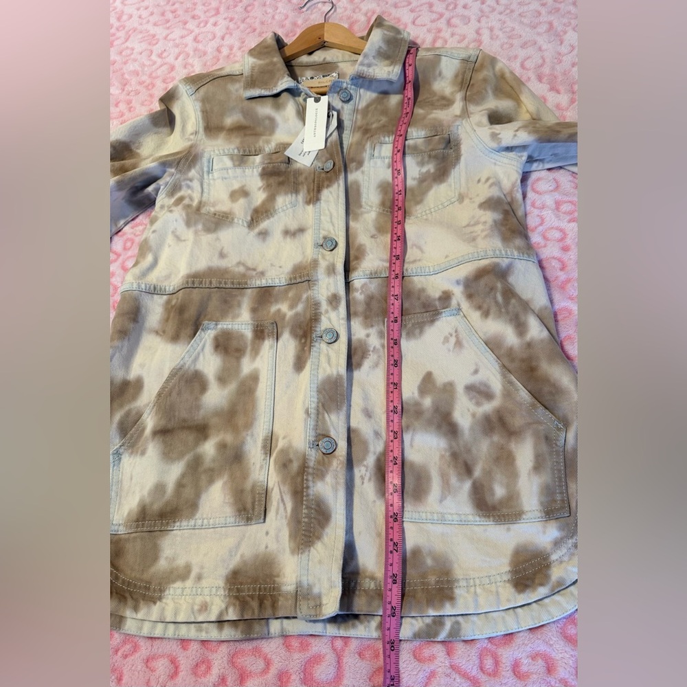 NWT Anthropologie Pilcro Cream and Tan Denim
Jacket Size: S - Picture 7 of 13